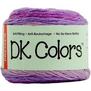Premier Anti Pilling DK Colors Yarn Iris #1071-19 Purple Ombre 5 oz 383 yds Cake
